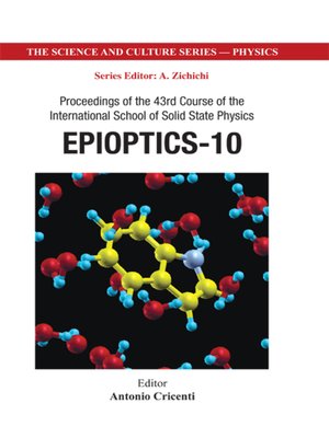 cover image of Epioptics-10--Proceedings of the 43rd Course of the International School of Solid State Physics